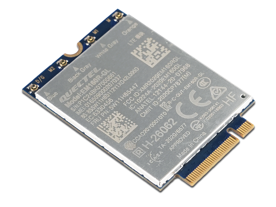 LENOVO ThinkPad Quectel EM160RGL 4G LTEA Cat 16 M2 WWAN Module for X1 Carbon Gen 12P16v Gen 2