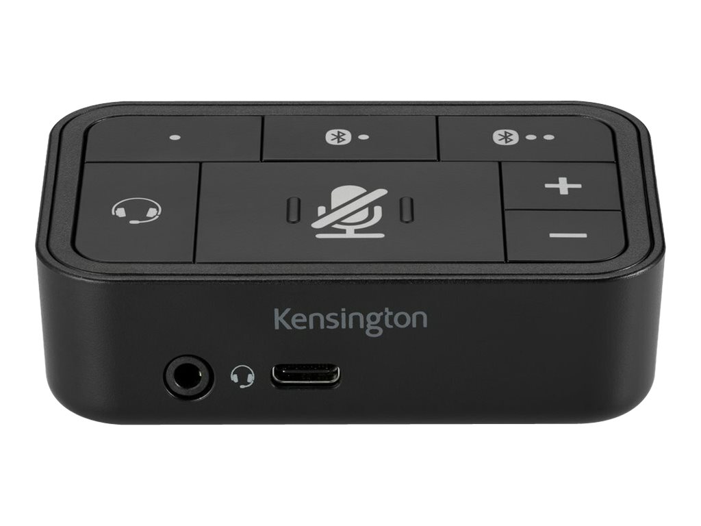 Kensington Universeller 3-in-1 Pro Audio Switch  USB-C 3.0/3,5mm/Bluetooth Audio-Switch fuer Headset