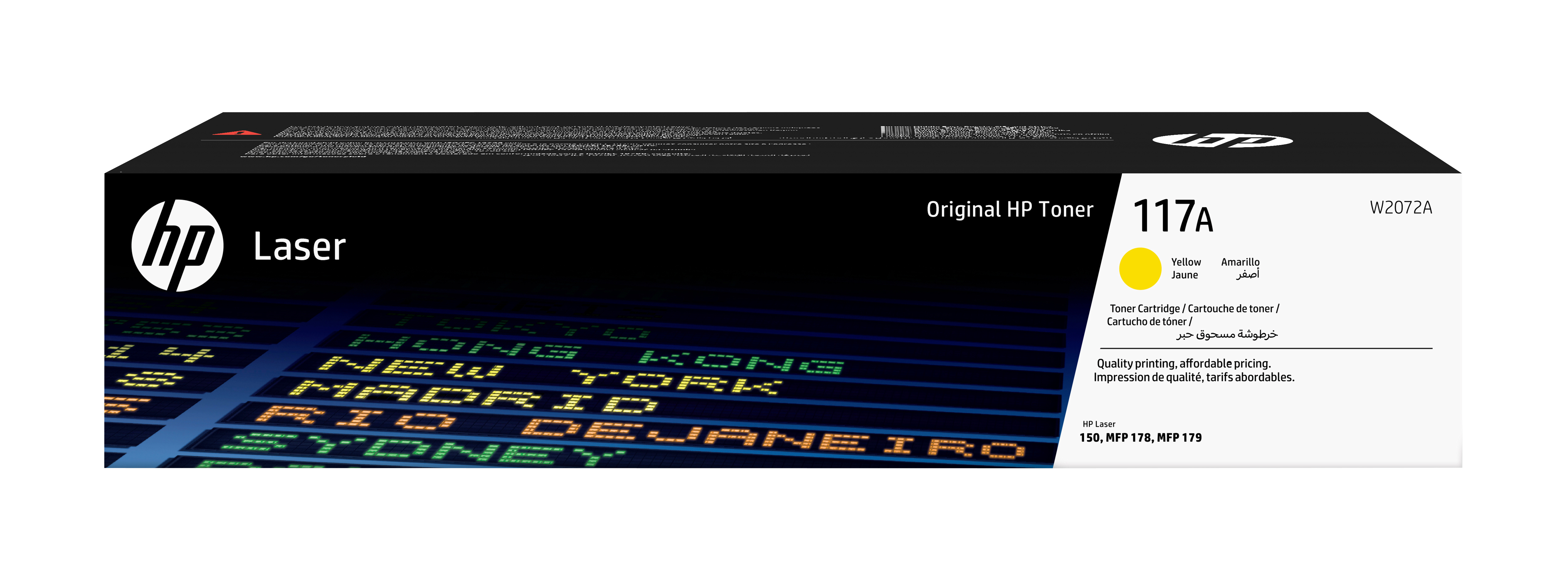 HP Toner 117A W2072A Gelb