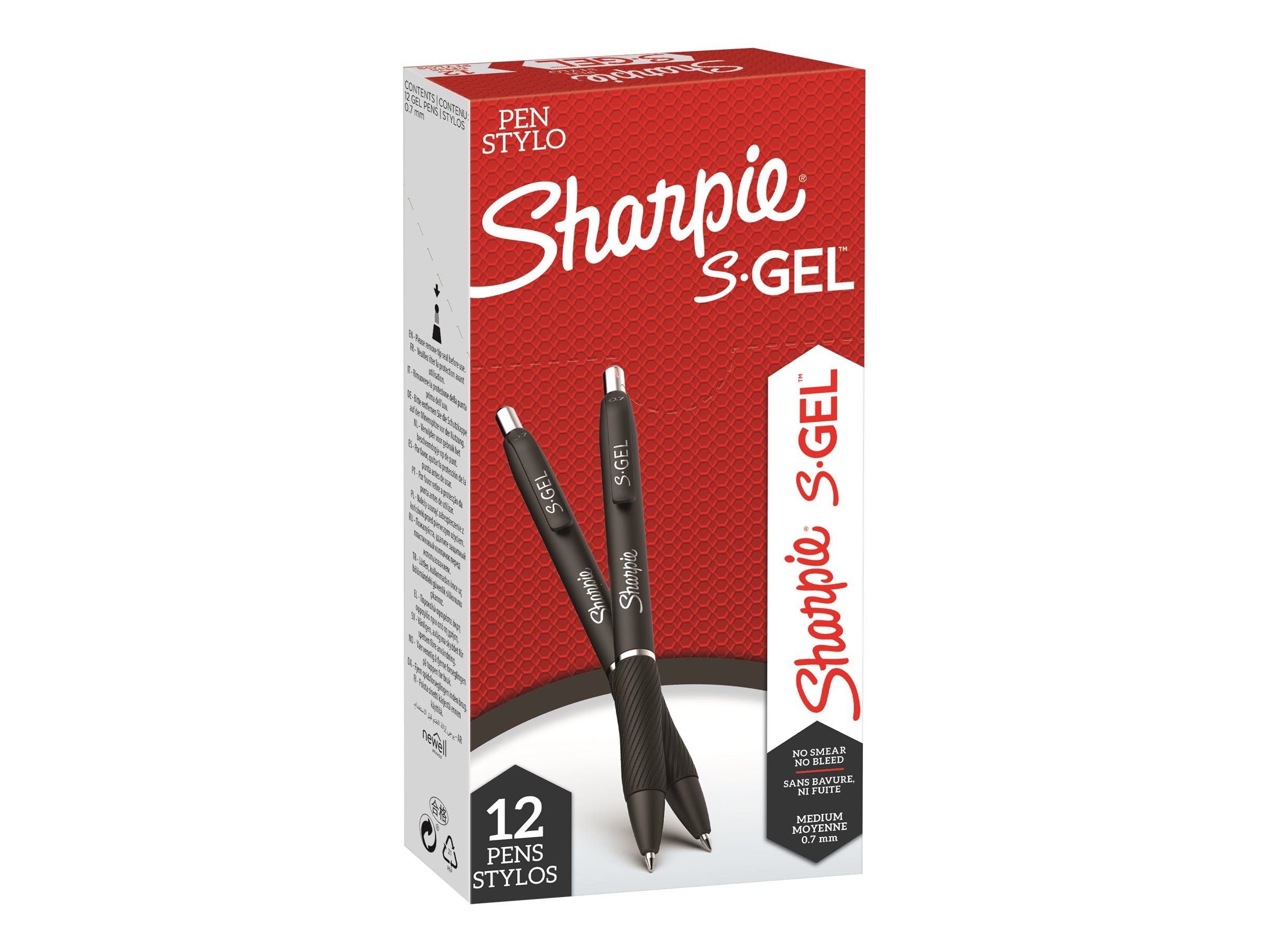 Sharpie S-GEL Gelschreiber schwarz, Schreibfarbe: blau, 1 St. Sharpie S-GEL Gelschreiber schwarz, Schreibfarbe: blau, 1 St.