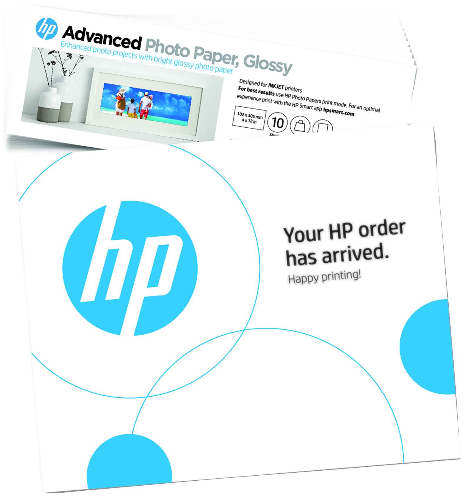 HP Advanced Photo Paper Gloss 4x12 in 10 x 305 cm 10 sheets