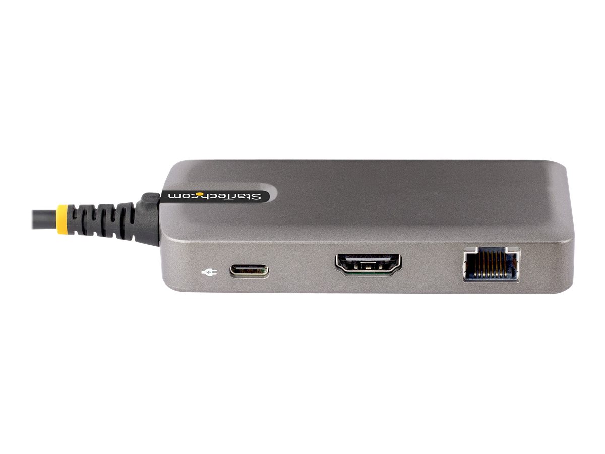 STARTECH.COM USB-C Multiport Adapter - 4K 60Hz HDMI - 2 Port USB Hub - 100W PD - Works with Chromebook-Laptop Dockingstation