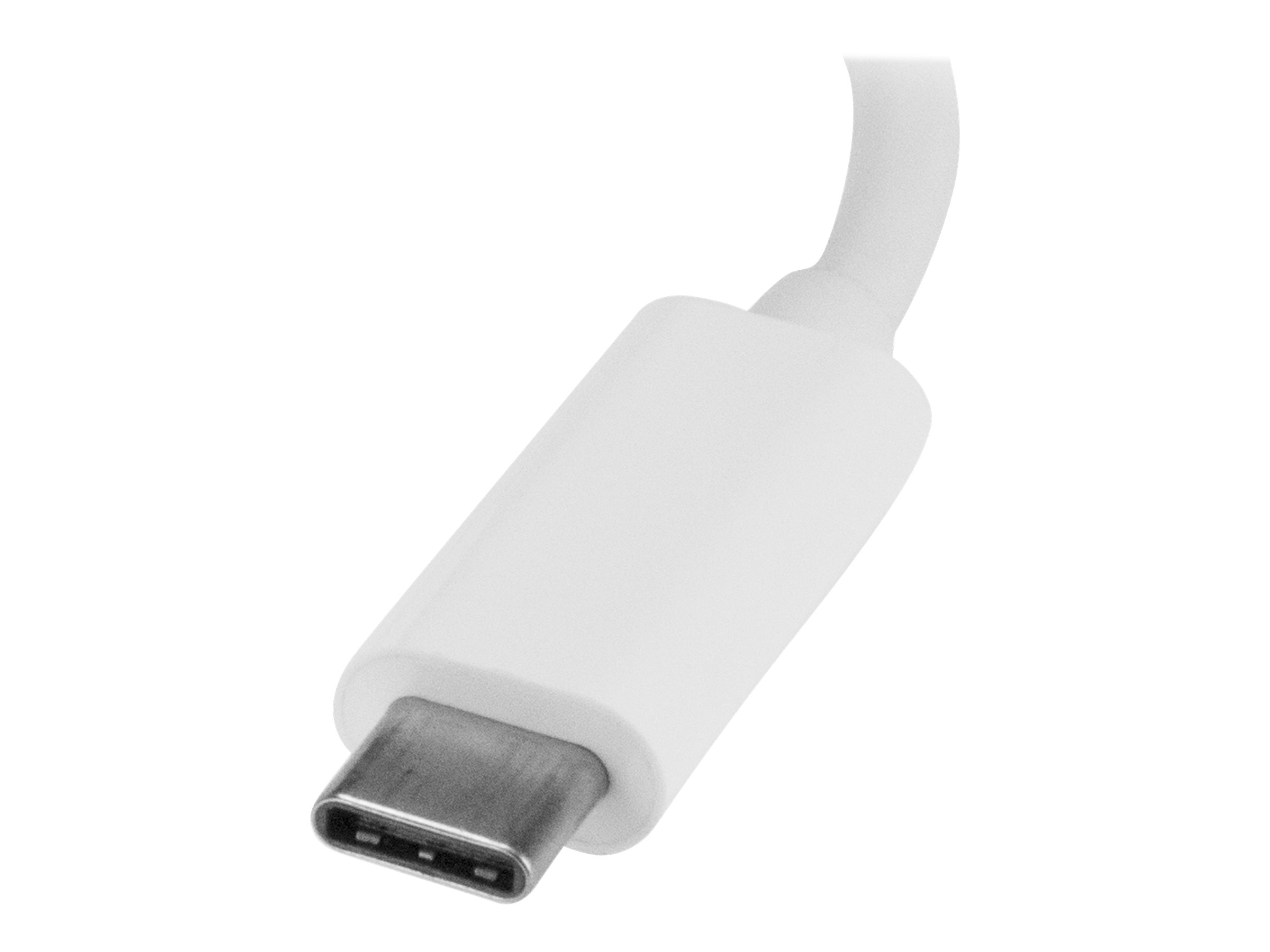 STARTECH.COM 3-Port USB-C Hub with Gigabit Ethernet - USB-C to 3x USB-A - USB 3.0 Hub - White STARTECH.COM 3-Port USB-C Hub with Gigabit Ethernet - USB-C to 3x USB-A - USB 3.0 Hub - White