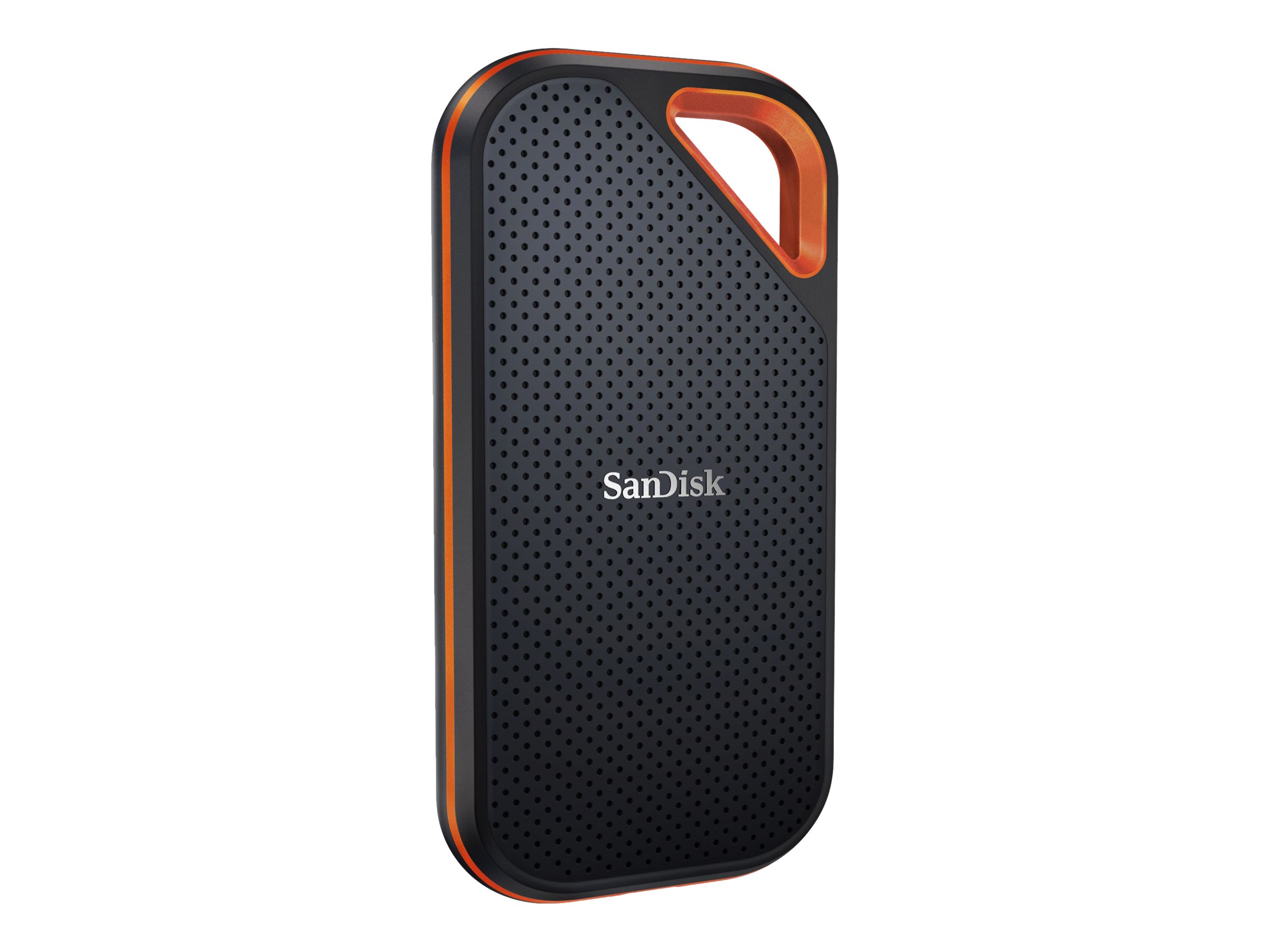 SANDISK Extreme PRO 2TB Portable SSD Read/Write Speeds up to 2000MB/s USB 3.2 Gen 2x2 Forged Aluminum Enclosure 2-meter drop protect SANDISK Extreme PRO 2TB Portable SSD Read/Write Speeds up to 2000MB/s USB 3.2 Gen 2x2 Forged Aluminum Enclosure 2-meter drop protect