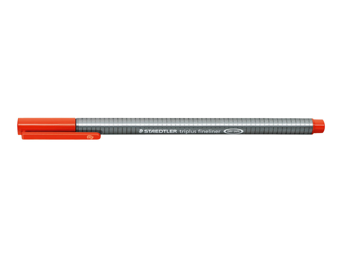 STAEDTLER triplus® 334 Fineliner rot 0,3 mm, 1 St. STAEDTLER triplus® 334 Fineliner rot 0,3 mm, 1 St.