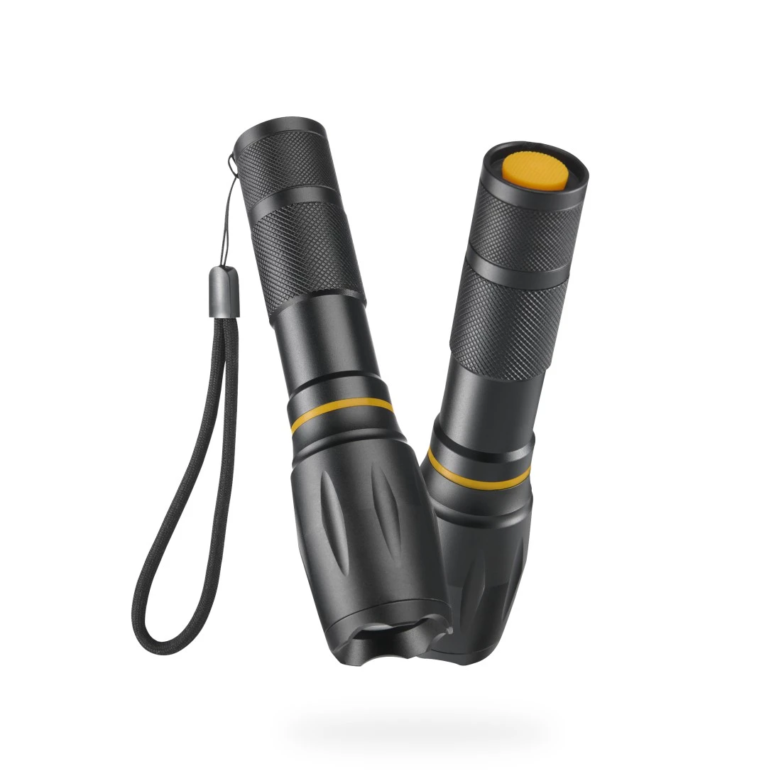 hama W200 LED Taschenlampe schwarz 15,3 cm, bis zu 200 Lumen, 1 St