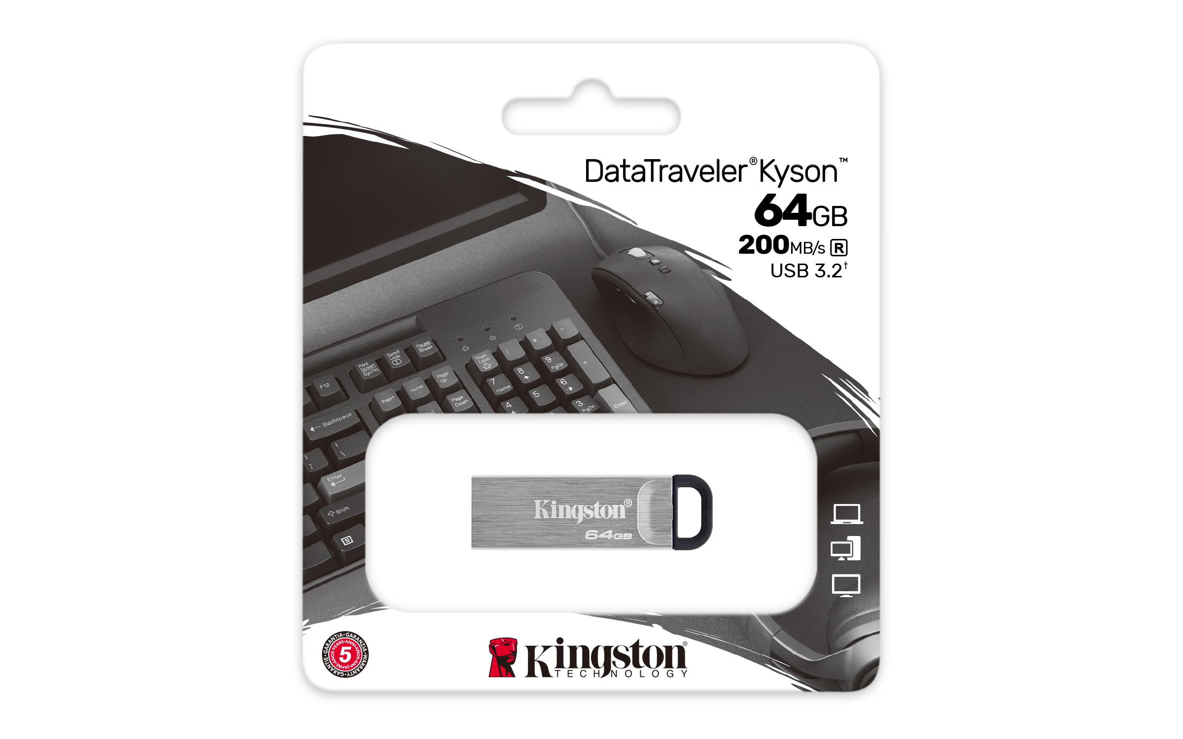 Kingston DataTraveler Kyson 64GB USB 3.2