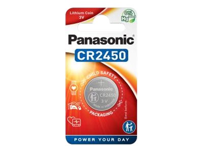 Panasonic Knopfzelle Lithium CR2450, 620 mAh, 3V