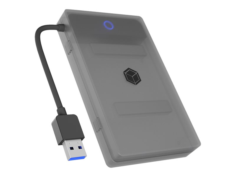 ICY BOX IB-AC603b-U3 Adapter+Protection Box USB 3.2 Gen 1 Adapter for one 2.5 Drive ICY BOX IB-AC603b-U3 Adapter+Protection Box USB 3.2 Gen 1 Adapter for one 2.5 Drive