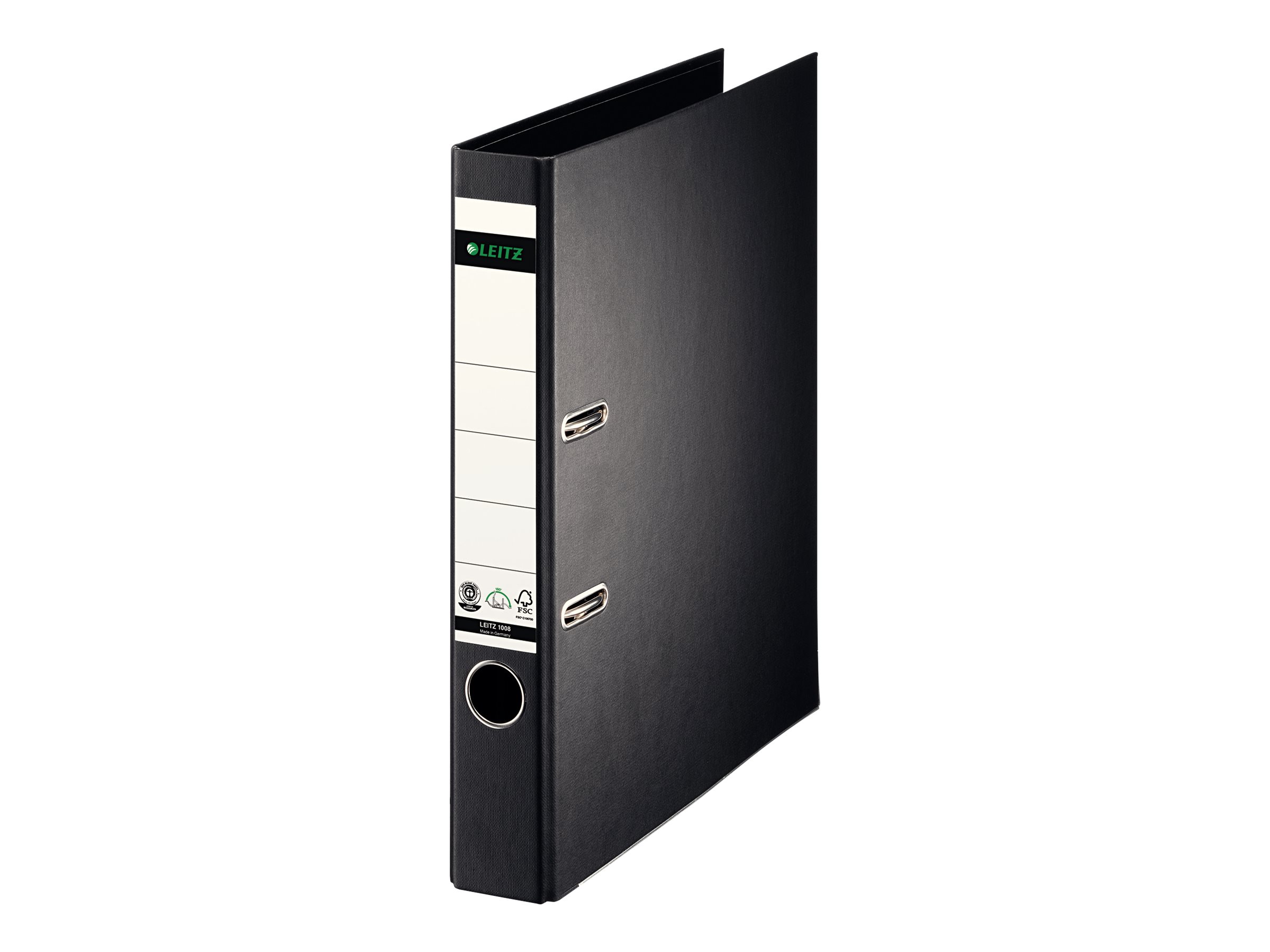 LEITZ 1008 Ordner schwarz Karton 5,2 cm DIN A4 LEITZ 1008 Ordner schwarz Karton 5,2 cm DIN A4