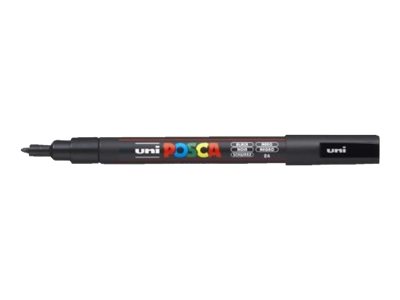 uni-ball POSCA PC-3M Acrylstift schwarz 0,9 - 1,3 mm, 1 St.
