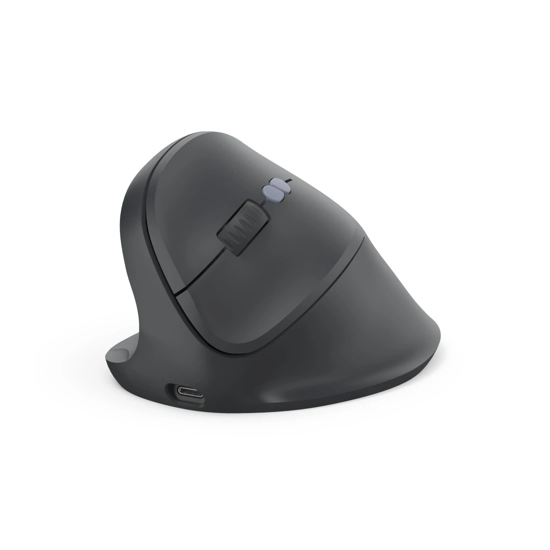 Hama Vertikale ergonomische Linkshänder-Maus EWM-600L Multi Device 1.800 dpi Schwarz