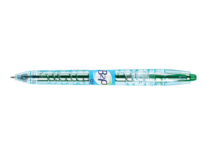 PILOT B2P „Bottle 2 Pen“ GEL Gelschreiber transparent/blau 0,7 mm, Schreibfarbe: gruen, 1 St. PILOT B2P „Bottle 2 Pen“ GEL Gelschreiber transparent/blau 0,7 mm, Schreibfarbe: gruen, 1 St.