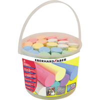 EBERHARD FABER StraÃenmalkreide farbsortiert 20 St. EBERHARD FABER StraÃenmalkreide farbsortiert 20 St.
