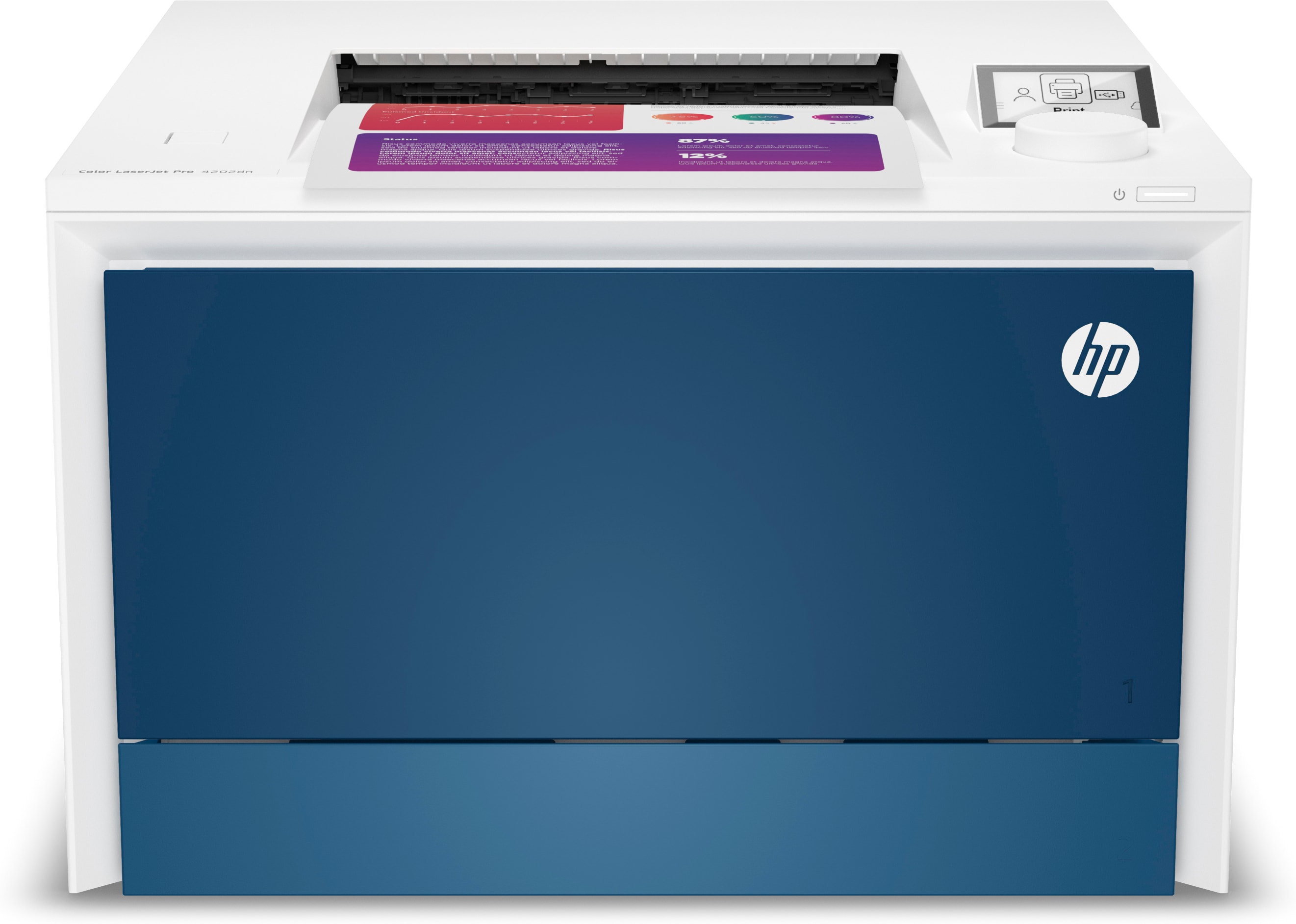 HP Color LaserJet Pro 4202dn FarbLaserdrucker weiß