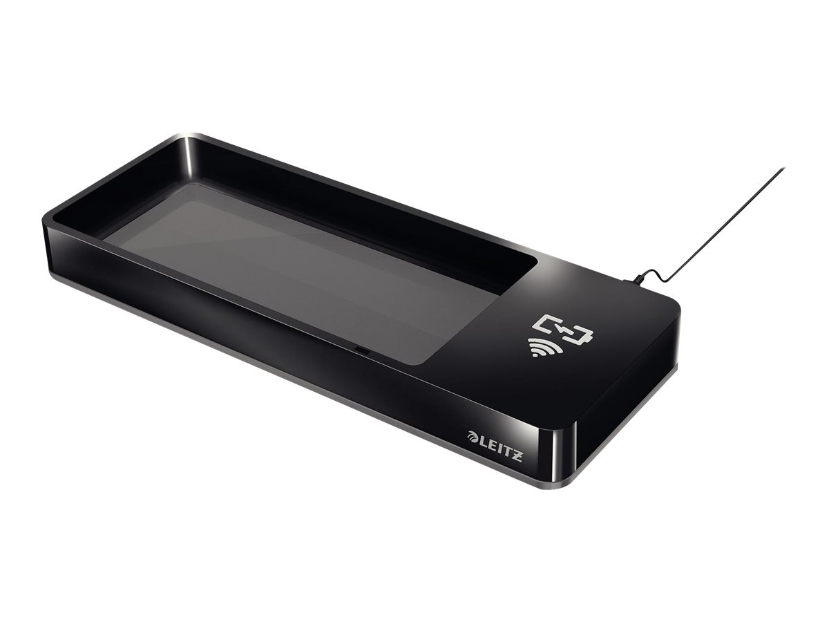 LEITZ Stiftablage Duo Colour schwarz/grau Polystyrol 26,6 x 10,1 x 2,8 cm LEITZ Stiftablage Duo Colour schwarz/grau Polystyrol 26,6 x 10,1 x 2,8 cm