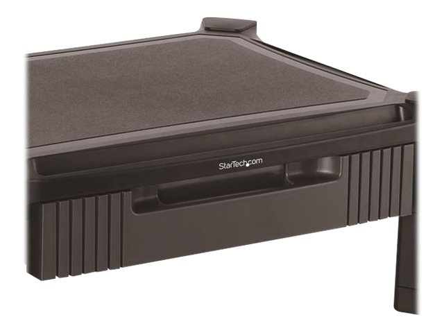 STARTECH.COM Adjustable Monitor Riser - Drawer - Monitors up to 32in - Adjustable Height - Monitor Stand - Computer Monitor Riser