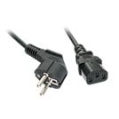 LINDY 5m IEC-Netzkabel Schuko an IEC-C13