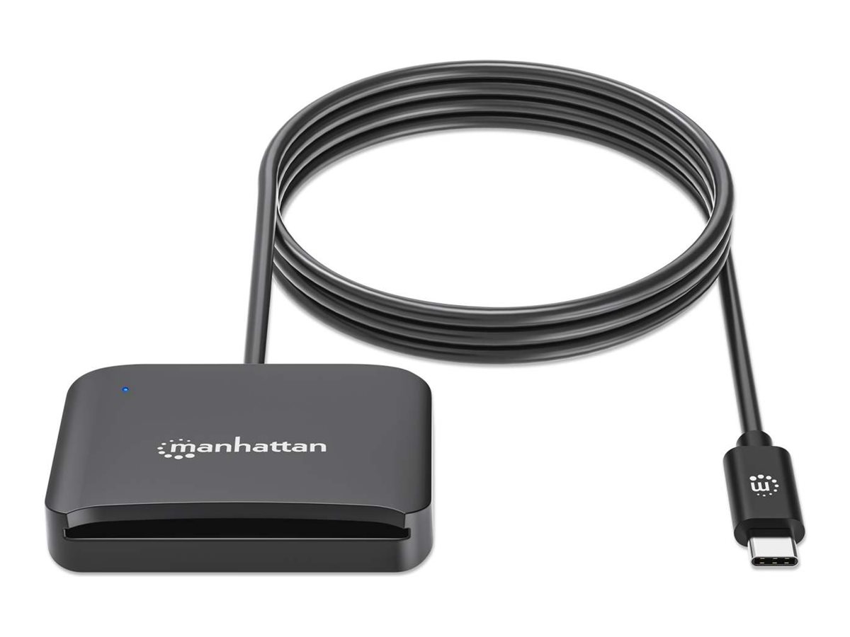 IC Intracom Manhattan SmartCard-Leser USB-C Schwarz