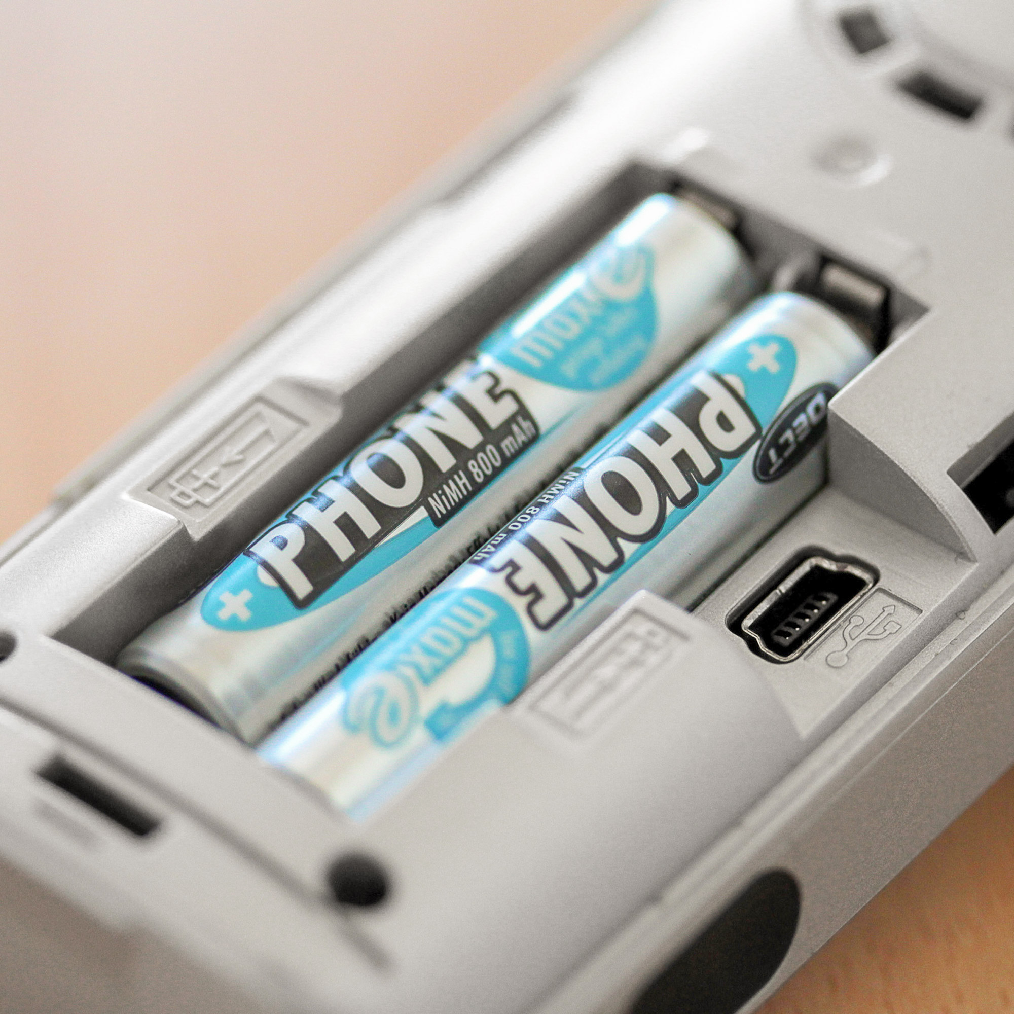 2 ANSMANN Akkus DECT Micro AAA 800 mAh