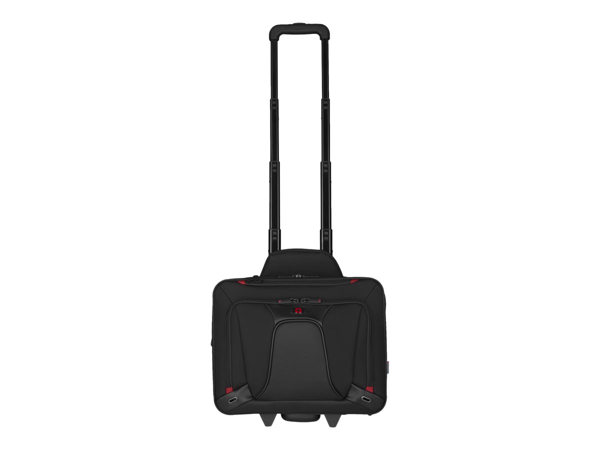 Wenger Transfer Erweiterbare 16-Zoll-Laptop-Tasche mit Rollen - schwarz