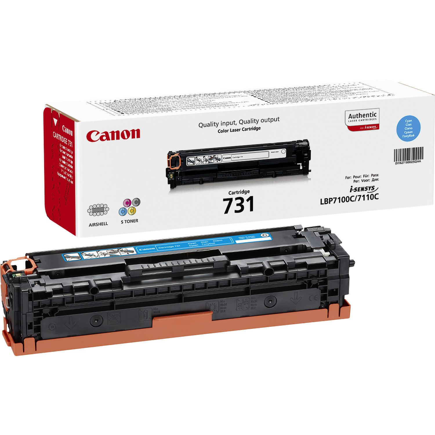 6271B002 CANON 731C LBP Cartridge cyan