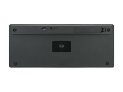 MANHATTAN Ultra Slim Dual-Mode Kabellose Funktastatur Dt. QWERTZ-Layout Bluetooth 3.0 und 2.4 GHz USB anthrazit/schwarz