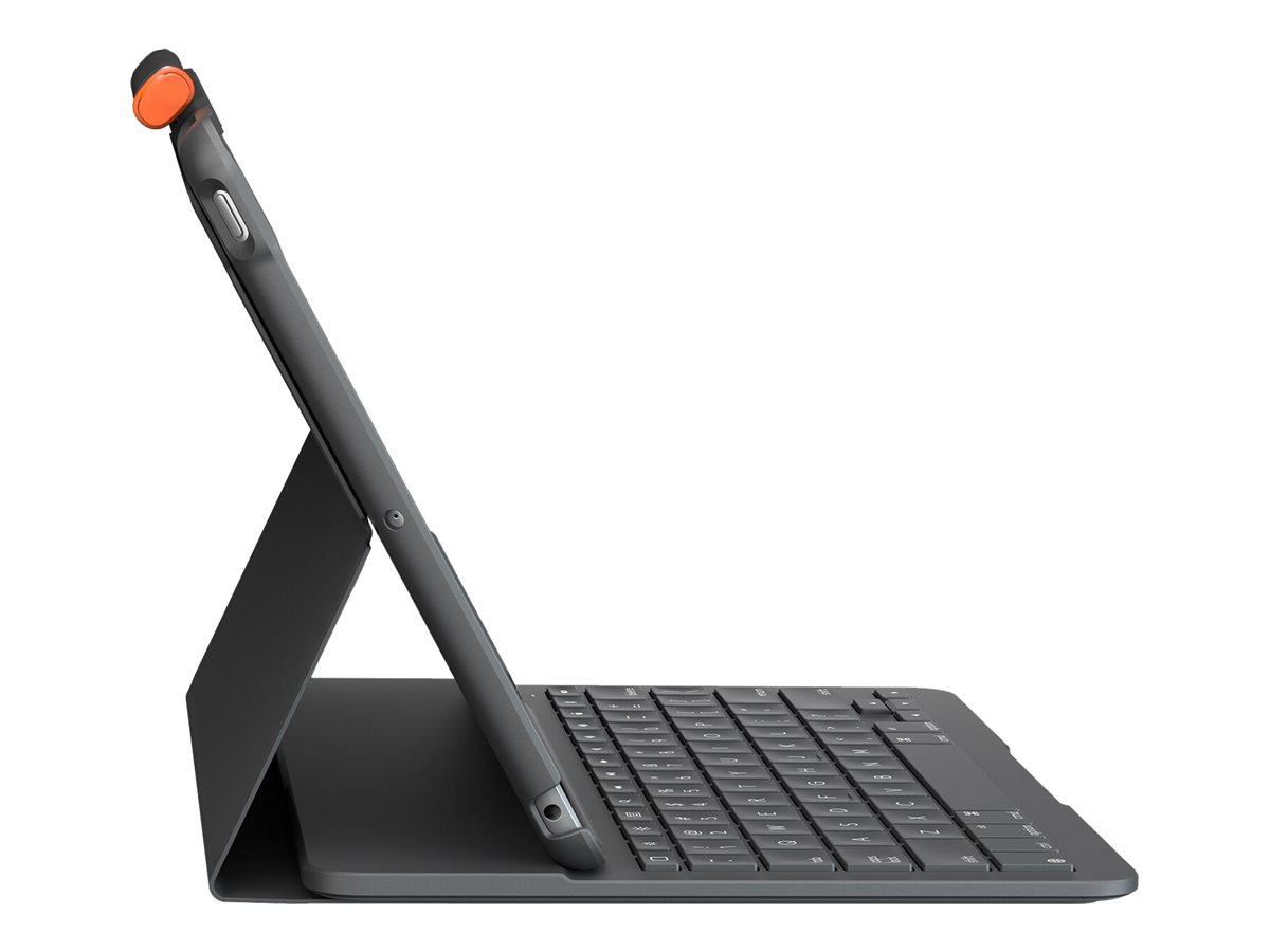 Logitech Slim Folio Tastatur-Foliohülle kabellos
