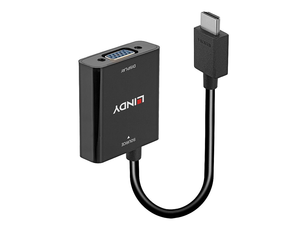 LINDY HDMI auf VGA Konverter Aufloesungen bis 1080p und 1920x1200 LINDY HDMI auf VGA Konverter Aufloesungen bis 1080p und 1920x1200
