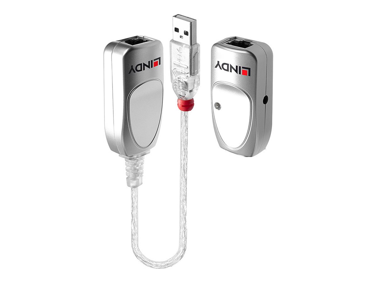 LINDY USB Cat. 5 Extender bis 50m. USB 1.1 Anschluss fuer optionales Netzteil LINDY USB Cat. 5 Extender bis 50m. USB 1.1 Anschluss fuer optionales Netzteil
