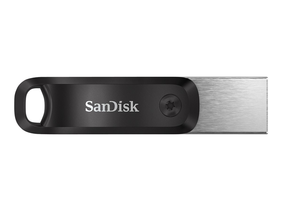SanDisk USB-Stick iXpand Go schwarz, silber 256 GB