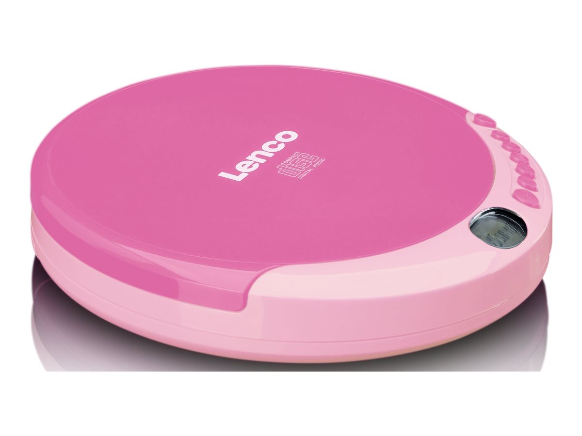 CD-011 Discman CD-Player m. Ladefunktion pink