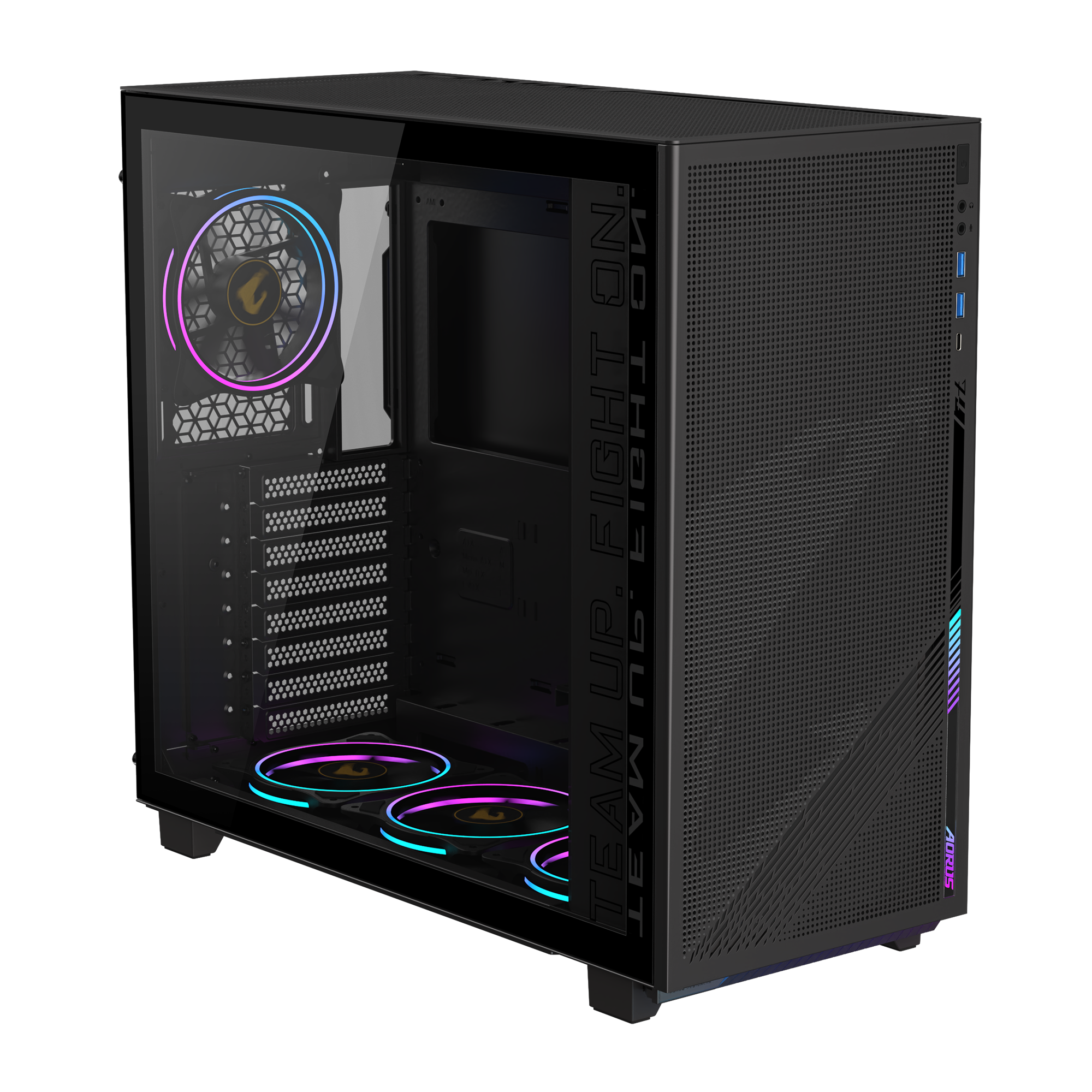 GIGABYTE GBAC400G ATXMATXMiniITX RGB PC Chassis