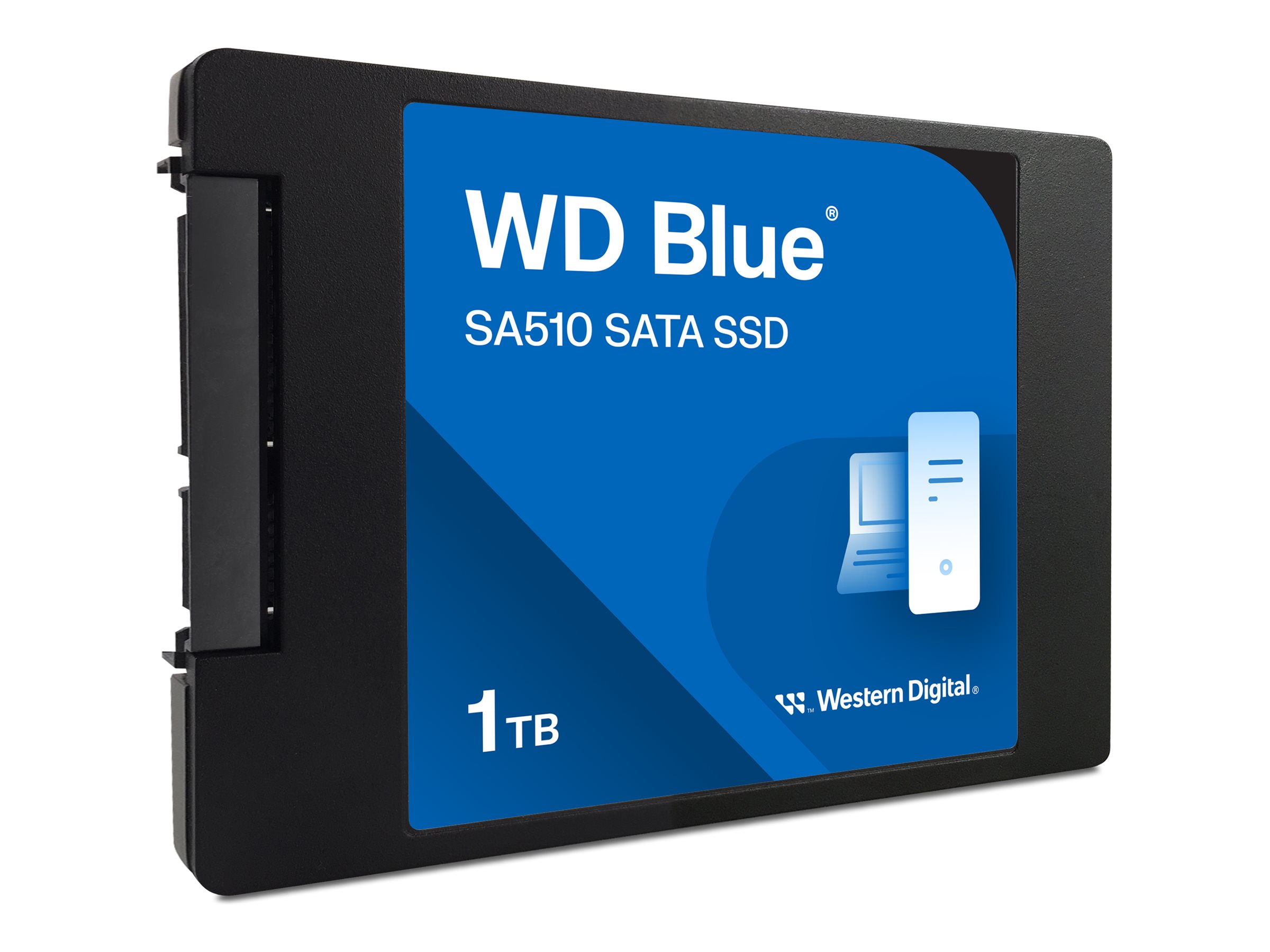 WD Blue SA510 SSD 1TB SATA III 6Gb/s cased 6,9cm 2,5Zoll 7mm internal single-packed