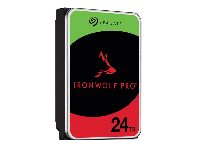 SEAGATE Ironwolf PRO Enterprise NAS HDD 24TB 7200rpm 6Gb/s SATA 256MB cache 8,89cm 3,5Zoll 24x7 for NAS RAID Rackmount systems BL SEAGATE Ironwolf PRO Enterprise NAS HDD 24TB 7200rpm 6Gb/s SATA 256MB cache 8,89cm 3,5Zoll 24x7 for NAS RAID Rackmount systems BL