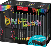 FABERCASTELL Black Edition Buntstifte farbsortiert, 72 St