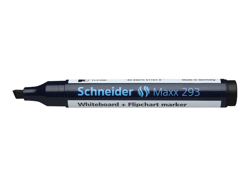 Schneider Maxx 293 Whiteboard- und Flipchart-Marker schwarz 2,0 - 5,0 mm, 1 St. Schneider Maxx 293 Whiteboard- und Flipchart-Marker schwarz 2,0 - 5,0 mm, 1 St.