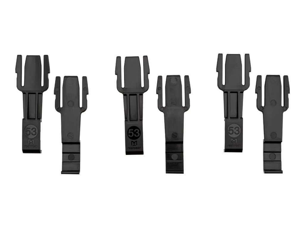 REALWEAR 3M TA500 Helm Clips 3 Paare