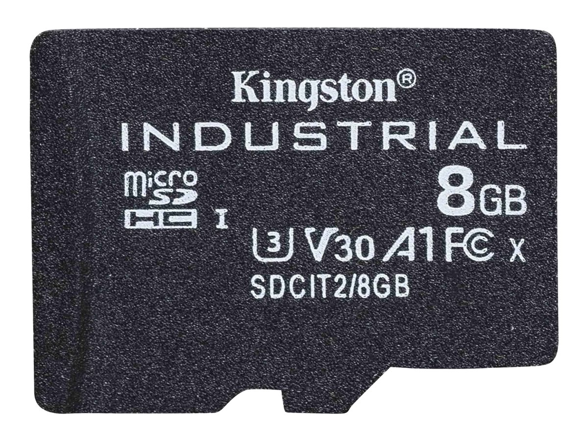 KINGSTON 8GB microSDHC Industrial C10 A1 pSLC Card Single Pack w/o Adapter KINGSTON 8GB microSDHC Industrial C10 A1 pSLC Card Single Pack w/o Adapter