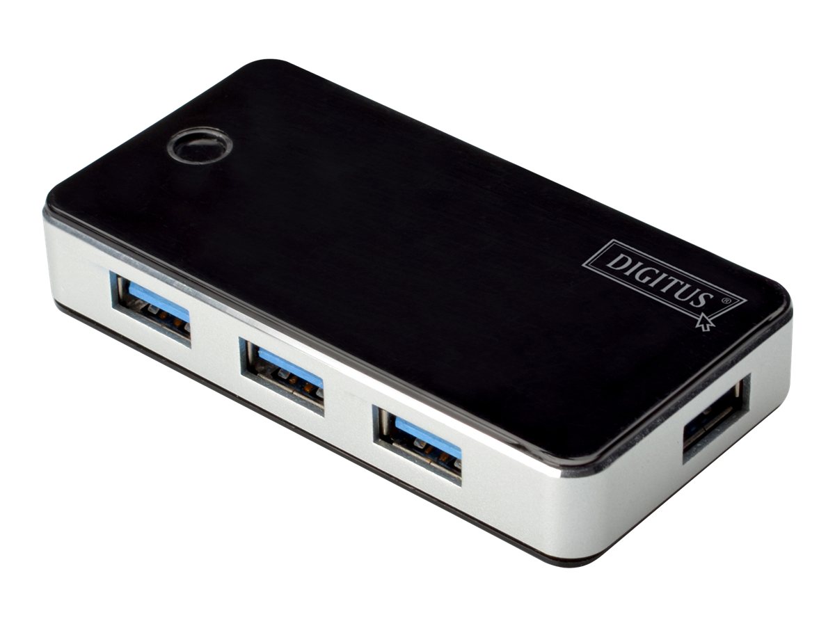 DIGITUS USB 3.0 4-Port Hub 5G 4xUSB A/F,1xUSB A/F