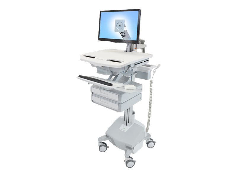 ERGOTRON StyleView Wagen mit LCD-Arm LiFe-Antrieb 2 Schublade EU SAU-EU ERGOTRON StyleView Wagen mit LCD-Arm LiFe-Antrieb 2 Schublade EU SAU-EU