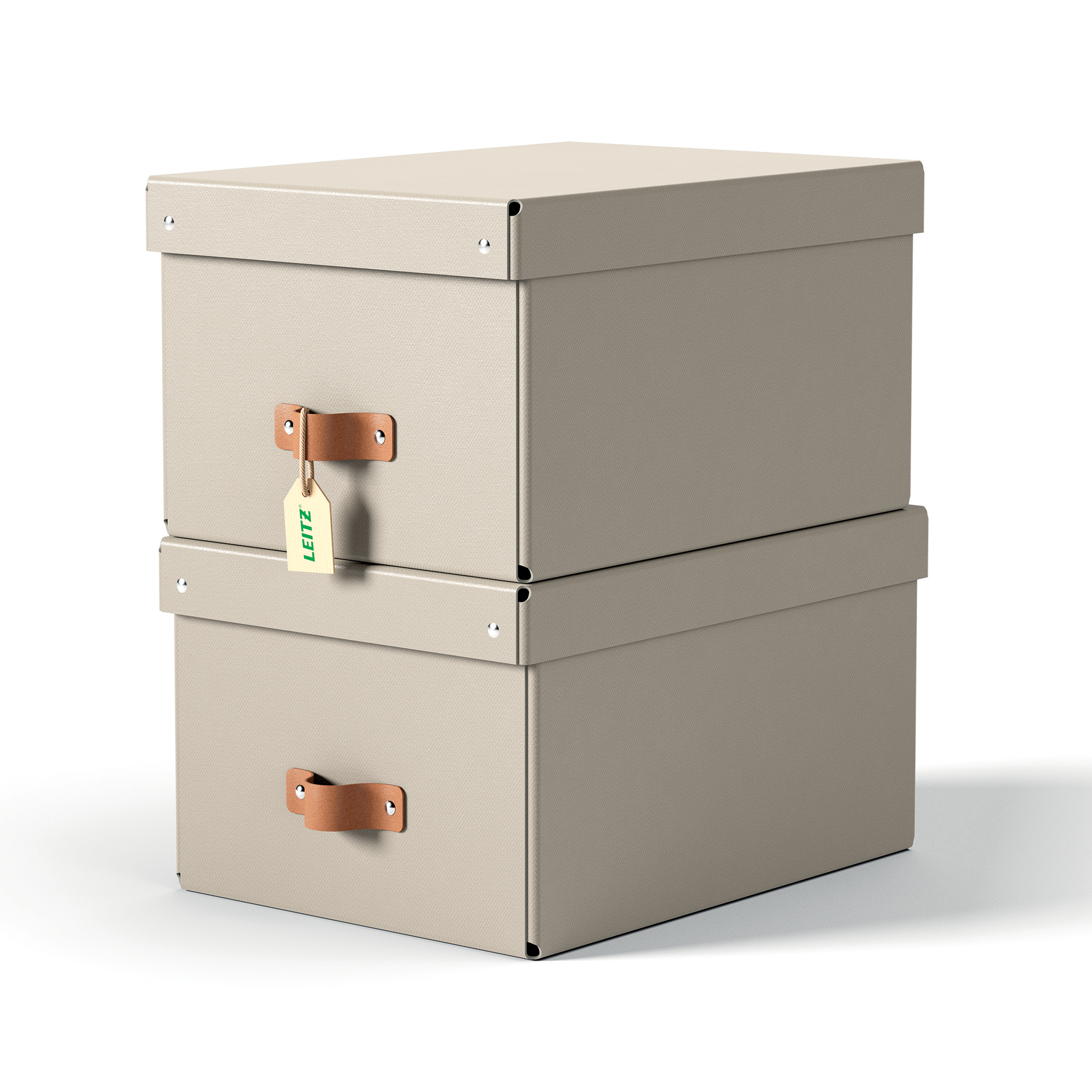 Esselte Leitz Puro Aufbewahrungsbox 17 l beige