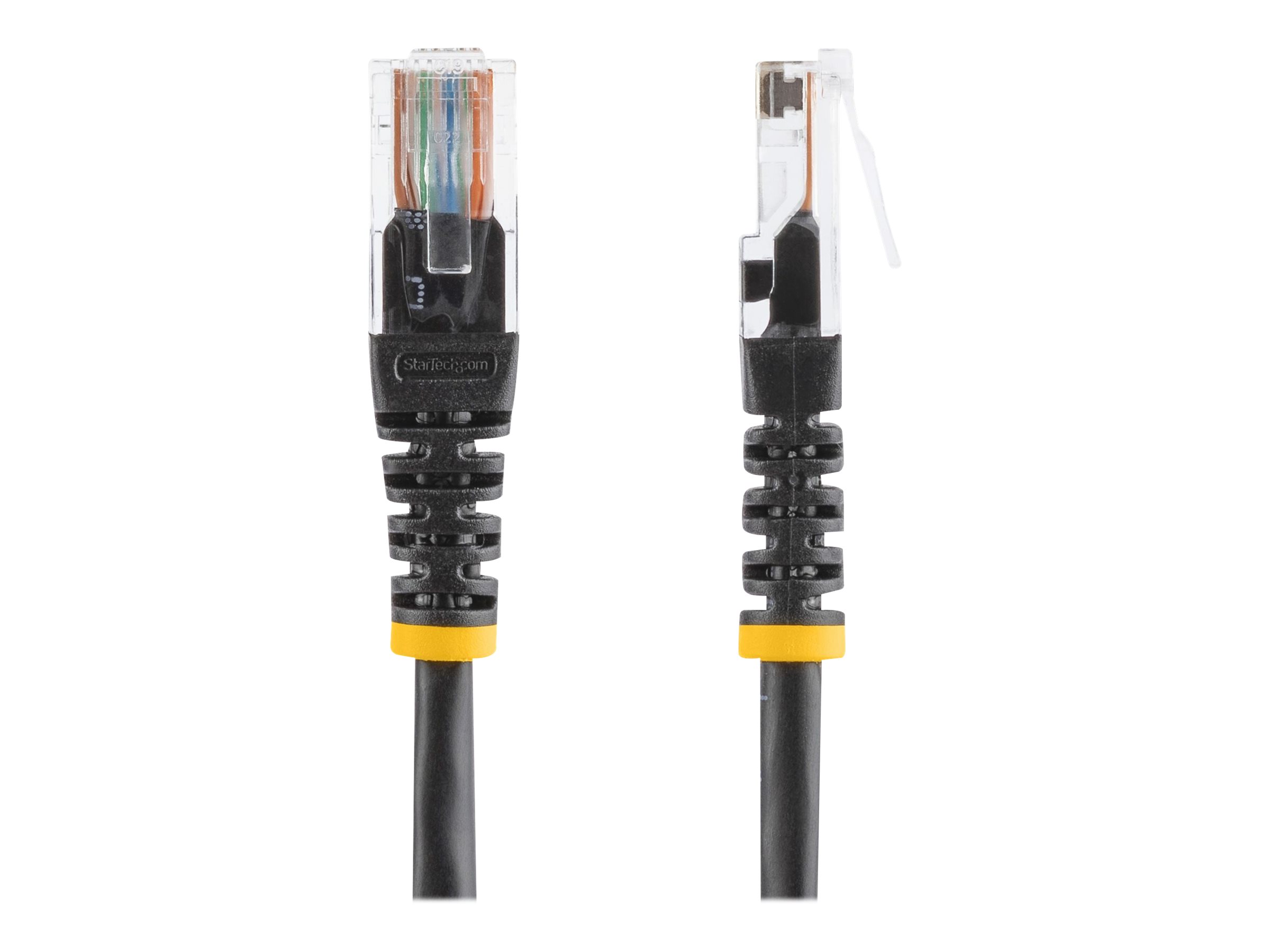STARTECH.COM 15 m Black Molded Cat5e UTP Patch Cable STARTECH.COM 15 m Black Molded Cat5e UTP Patch Cable