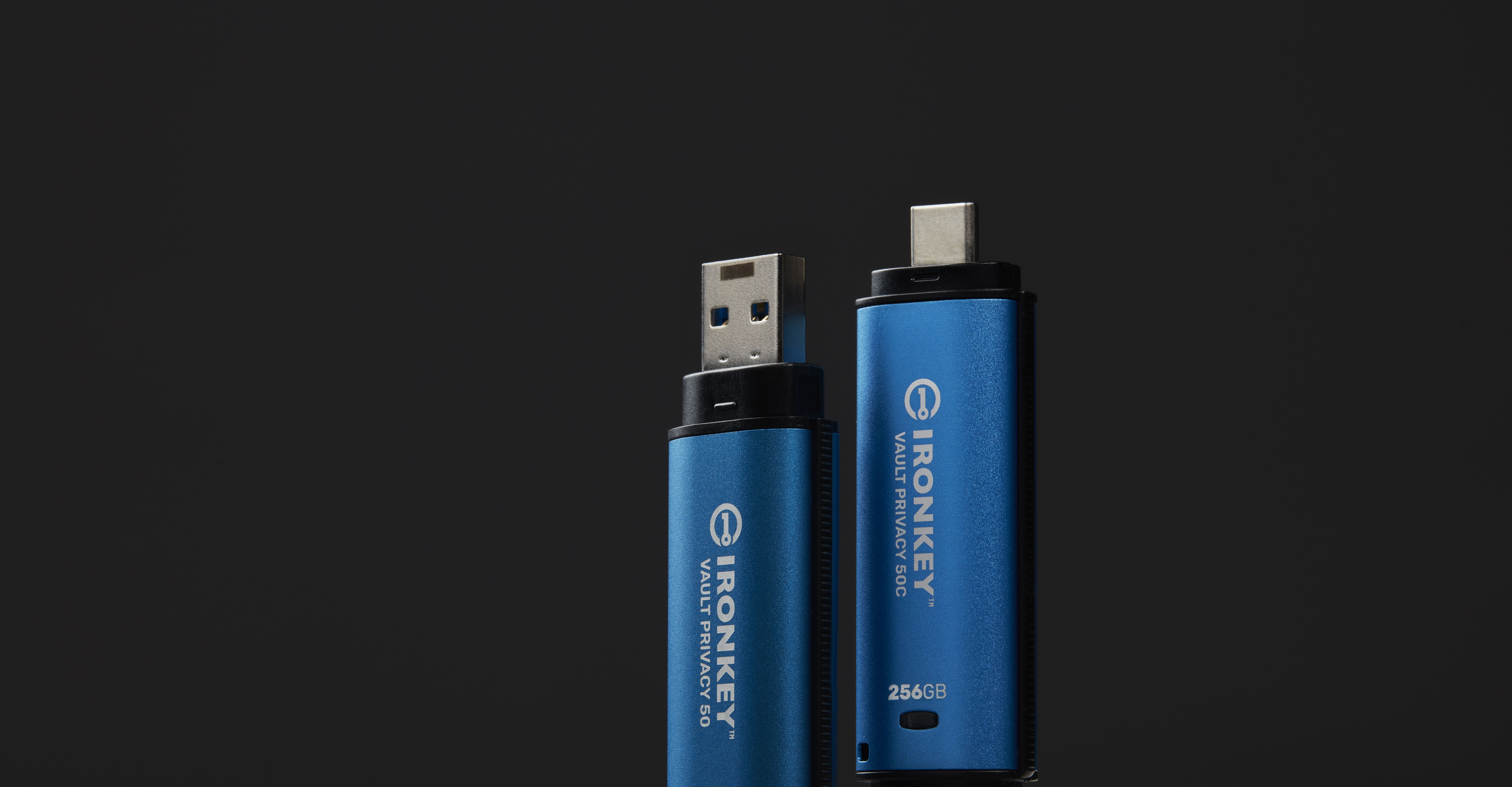 KINGSTON 256GB IronKey Vault Privacy 50 USB AES256 Encrypted FIPS 197