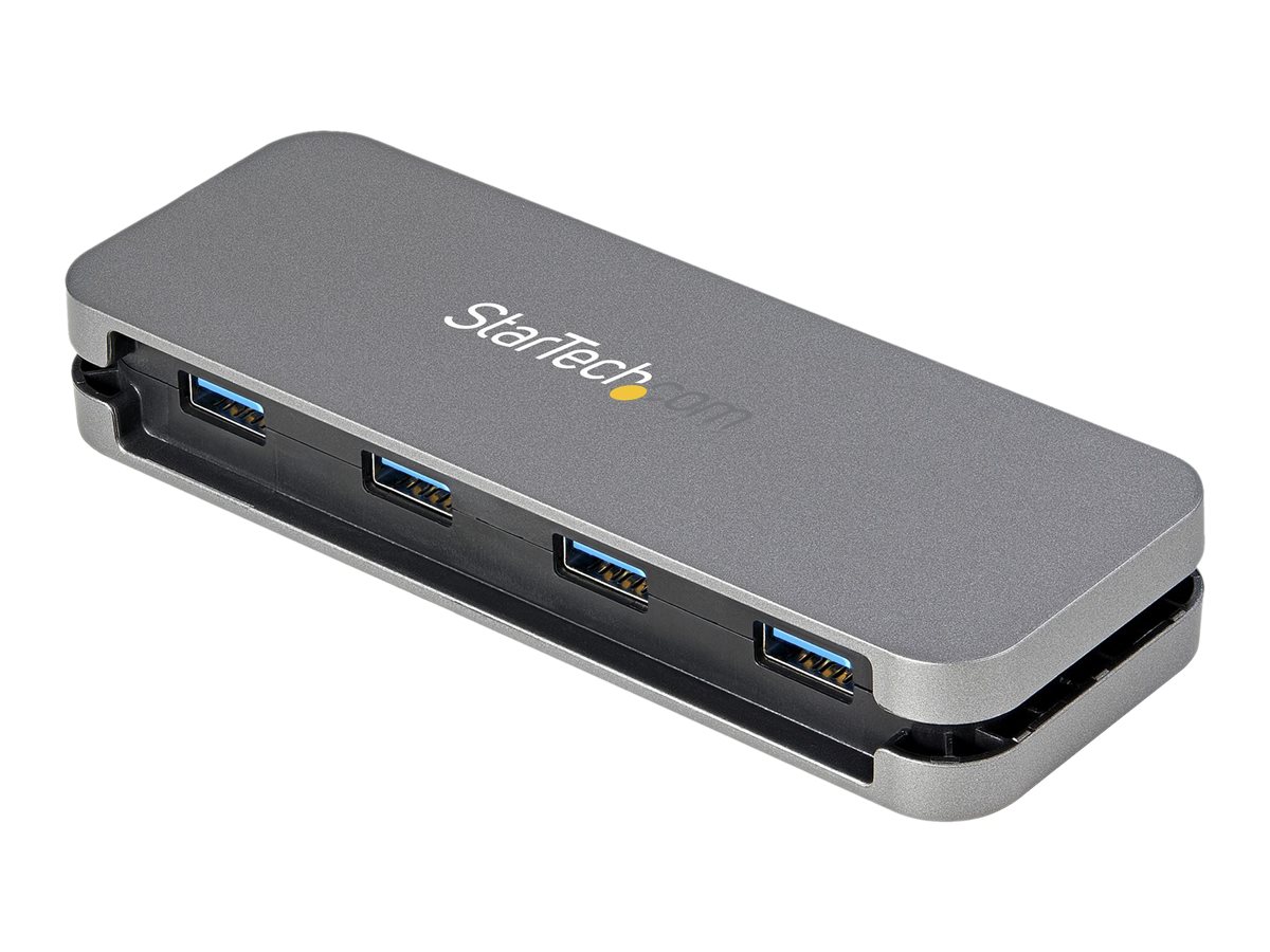 STARTECH.COM 4 Port USB 3.0 Hub 4x USB-A 5Gbps Laptop/Desktop USB Type-A Hub USB Bus Powered 11i Long Cable/Cable Management