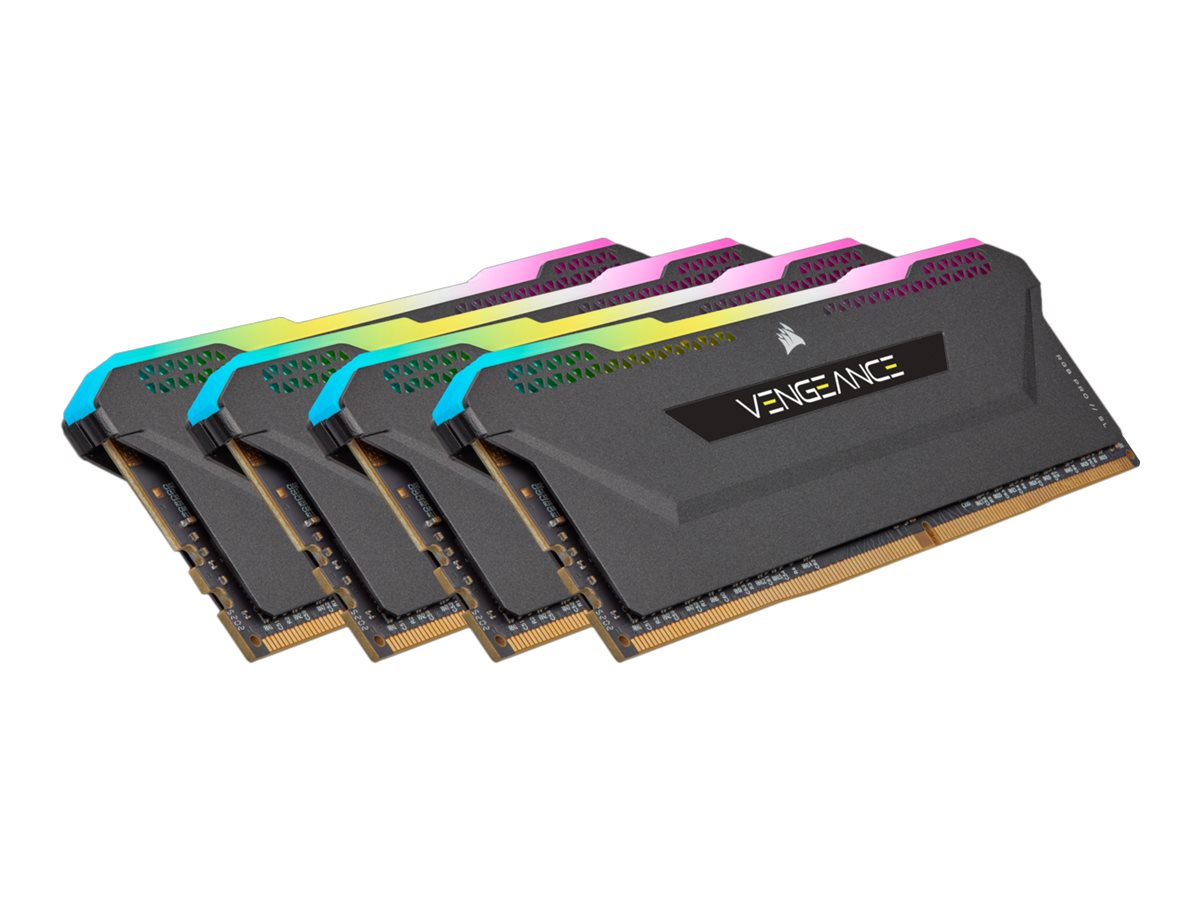 CORSAIR RAM - 32 GB (4 x 8 GB Kit) - DDR4 3200 UDIMM CL16