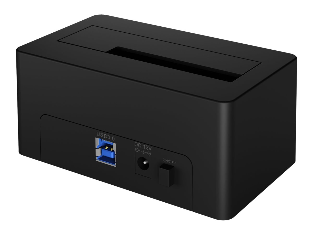 ICY BOX IB-1121-U3 DockingStation 6,35/8,89cm 2,5/3,5Zoll SATA Laufwerk Festplattenhöhe und Kapazität unbeschränkt Plug and Play HS