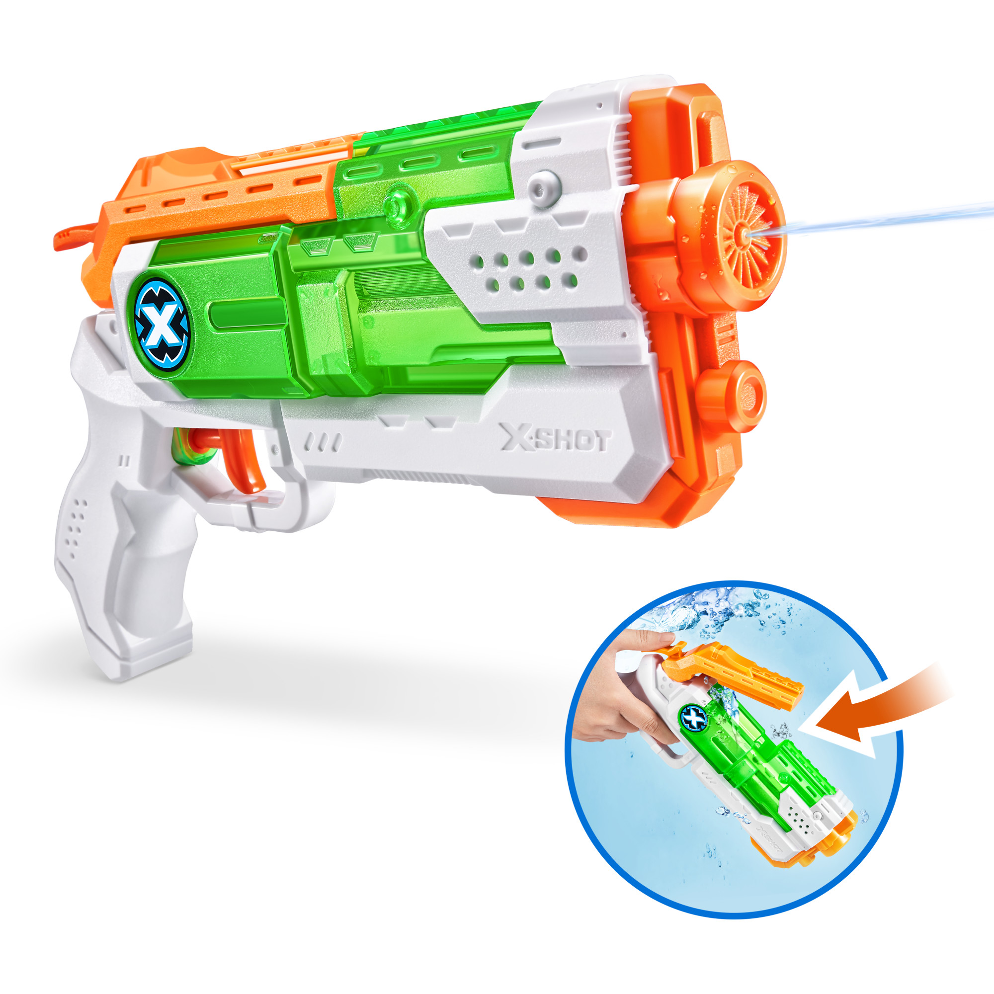 ZURU Wasserpistole XSHOT mehrfarbig, 1 St