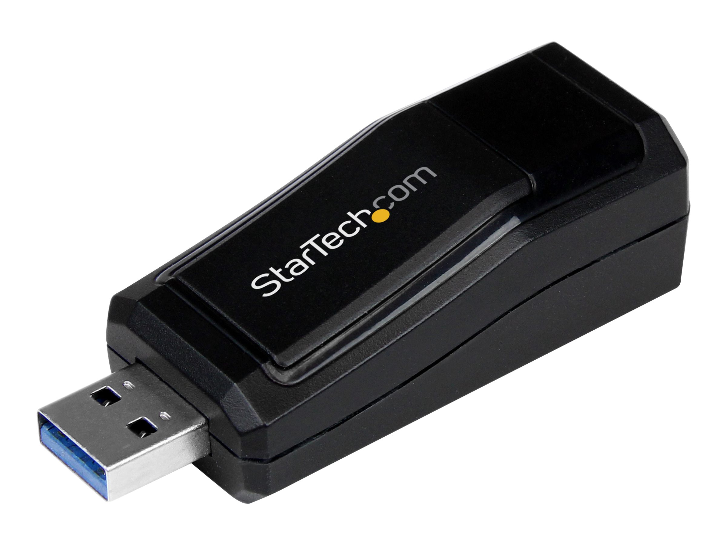 STARTECH.COM USB 3.0 auf Gigabit Ethernet Lan Adapter - Schwarz