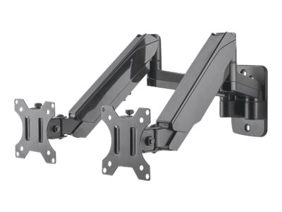 MANHATTAN Wandhalterung mit Gasdruckfeder und Kugelgelenk fuer zwei Monitore von 48,18-81,28cm 17Z-32Z und bis zu 8kg pro Arm MANHATTAN Wandhalterung mit Gasdruckfeder und Kugelgelenk fuer zwei Monitore von 48,18-81,28cm 17Z-32Z und bis zu 8kg pro Arm